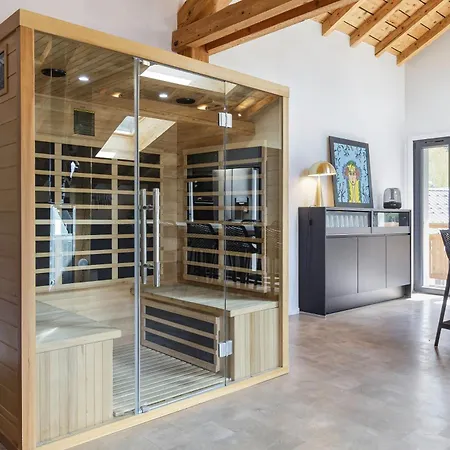 Flocon - Loft Moderne 8pax Sauna Poele Vues Garage Chamonix Mont Blanc