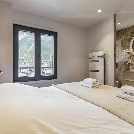 Flocon - Loft Moderne 8pax Sauna Poele Vues Garage * Chamonix Mont Blanc