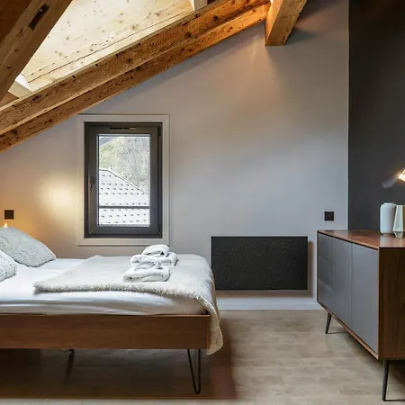 Apartamento Flocon - Loft Moderne 8pax Sauna Poele Vues Garage *